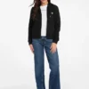 Mini-patch sweatshirt met rits
