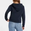 Mini-patch sweatshirt met rits