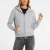 Mini-patch sweatshirt met rits