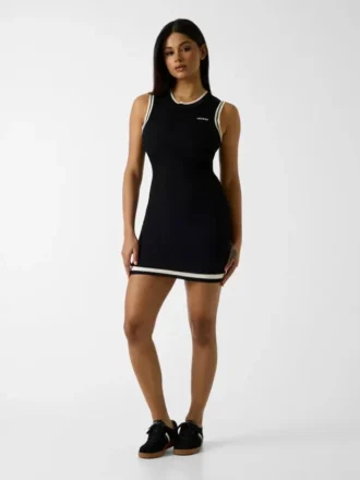 Minijurk van viscose-mix