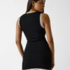Minijurk van viscose-mix Minijurk van viscose-mix