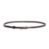 Minimalistische riem van lakleer