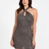Minka Lurex-trui-jurk met sleutelgat Minka Lurex-trui-jurk met sleutelgat