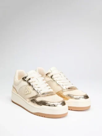 Miram lage sneakers met metallic details