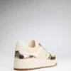 Miram lage sneakers met metallic details