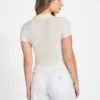 Mona Chenille Crop Polo