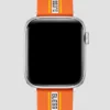 Monogram Tape oranje siliconen band van 42-44 mm voor Apple Watch®