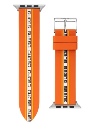 Monogram Tape oranje siliconen band van 42-44 mm voor Apple Watch®