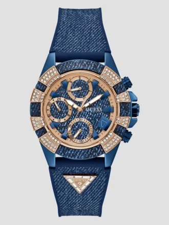 Multifunctioneel horloge in denim