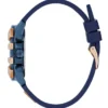 Multifunctioneel horloge in denim Multifunctioneel horloge in denim