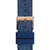 Multifunctioneel horloge in denim Multifunctioneel horloge in denim