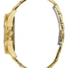 Multifunctioneel horloge in goudkleur met strass Multifunctioneel horloge in goudkleur met strass