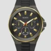 Multifunctioneel horloge in gunmetal en goudkleur Multifunctioneel horloge in gunmetal en goudkleur