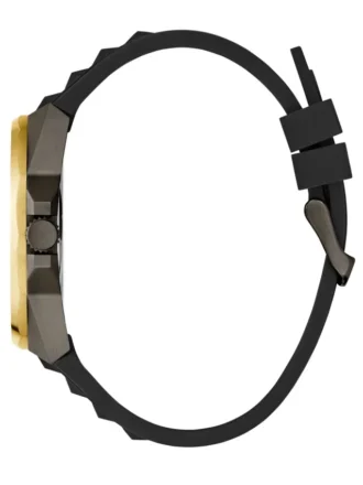 Multifunctioneel horloge in gunmetal en goudkleur