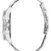 Multifunctioneel horloge in zilverkleur met strass-steentjes Multifunctioneel horloge in zilverkleur met strass-steentjes