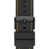 Multifunctioneel horloge met geel open wijzerplaat