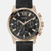 Multifunctioneel horloge met roségoudkleurig leer Multifunctioneel horloge met roségoudkleurig leer