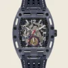 Multifunctioneel horloge met zichtbare wijzerplaat in marineblauw Multifunctioneel horloge met zichtbare wijzerplaat in marineblauw