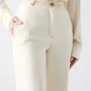 Naomi denim broek met wijde pijpen Naomi denim broek met wijde pijpen