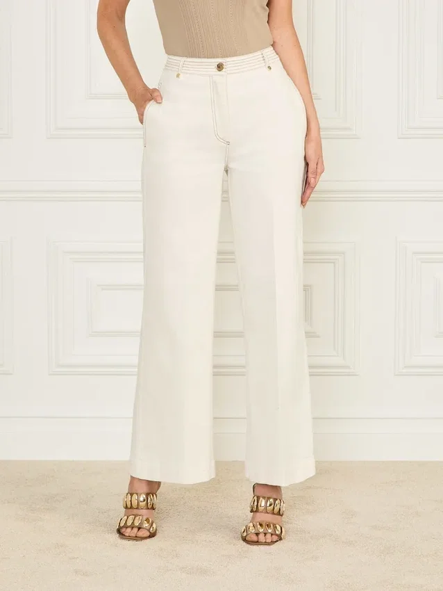 Naomi denim broek met wijde pijpen Naomi denim broek met wijde pijpen