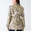 Natalie korte trenchcoat met print Natalie korte trenchcoat met print