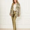 Natalie korte trenchcoat met print Natalie korte trenchcoat met print