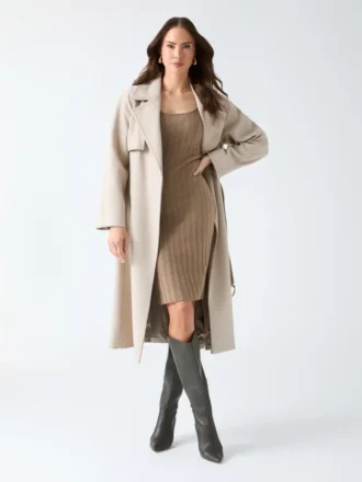 Natalie lange trenchcoat