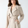 Natalie lange trenchcoat