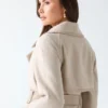 Natalie lange trenchcoat