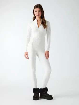 Nati ski-jumpsuit met strass