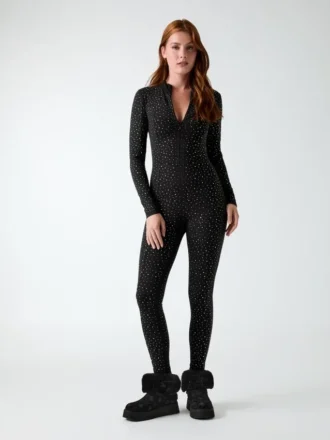 Nati ski-jumpsuit met strass