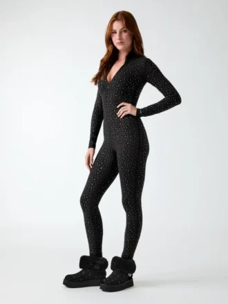 Nati ski-jumpsuit met strass