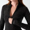 Nati ski-jumpsuit met strass