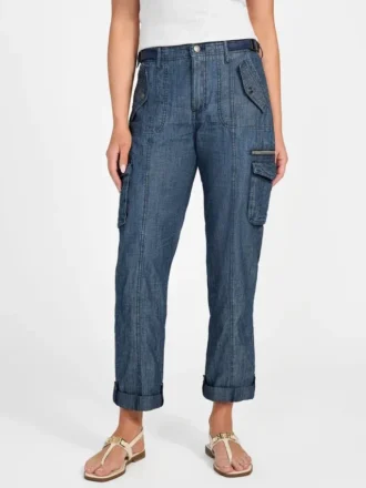 Nessi denim cargobroek