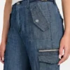 Nessi denim cargobroek