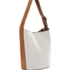 Nicolette canvas grote bucket bag