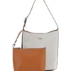 Nicolette canvas grote bucket bag