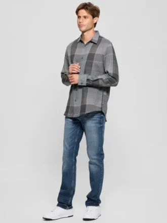 Noah geruit corduroy overhemd