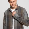Noah geruit corduroy overhemd