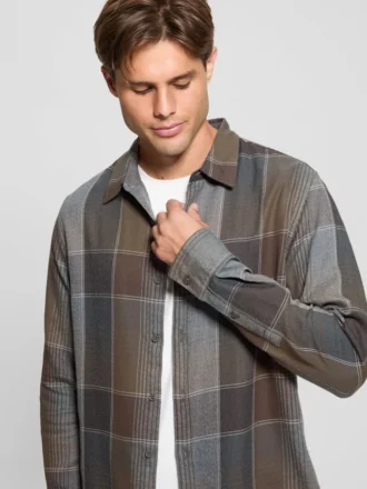 Noah geruit corduroy overhemd