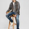 Noah geruit corduroy overhemd