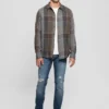 Noah geruit corduroy overhemd
