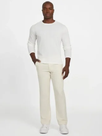 Nolan linnen-katoenen twill broek