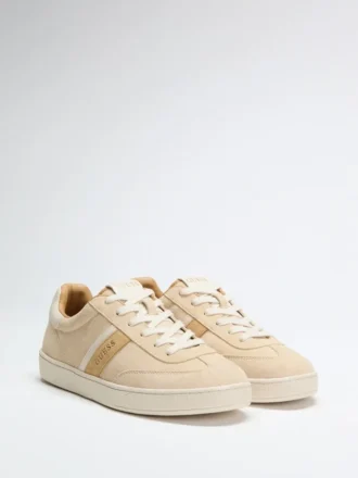 Nolinas sneakers van imitatiesuède