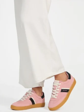 Nolinas sneakers van imitatiesuède