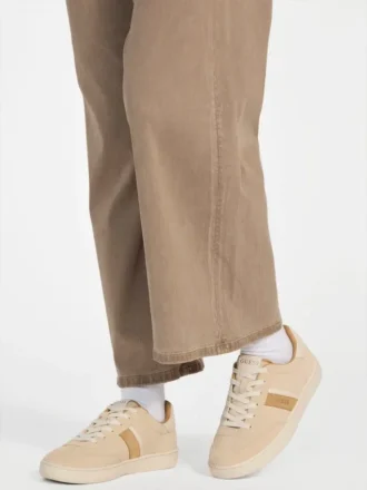 Nolinas sneakers van imitatiesuède
