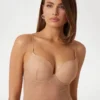 Nora gewatteerde bodysuit