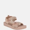 Nylaha platte Sandalen mit Strass
