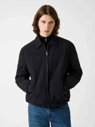 Nylon gewatteerde jas