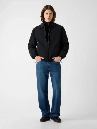 Nylon gewatteerde jas